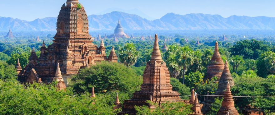 the temples of Bagan in Myanmar