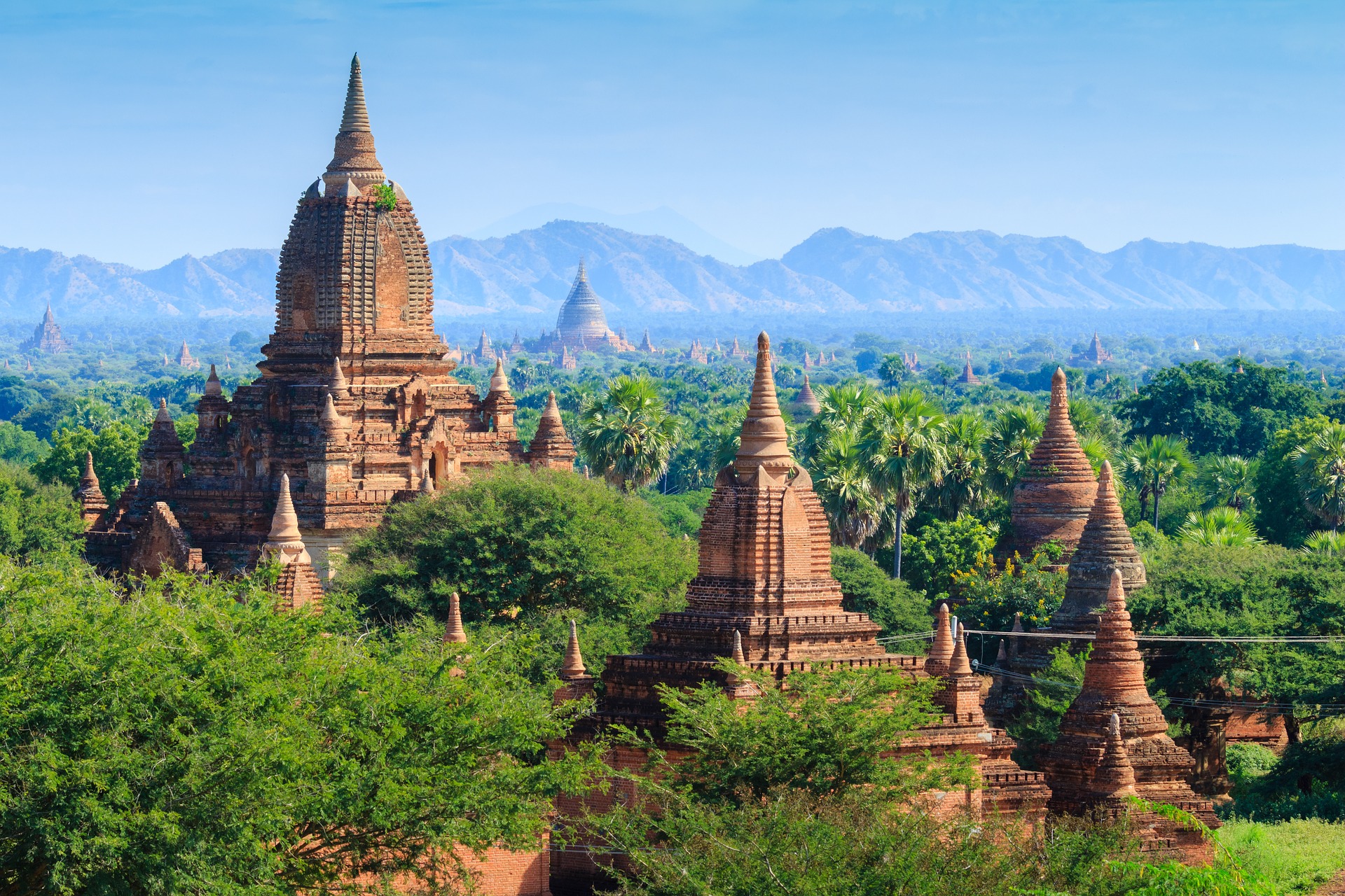 the temples of Bagan in Myanmar